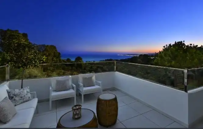 Terrace of Apartments for rent in Benalmádena  with Air Conditioner, Oven and Washing machine