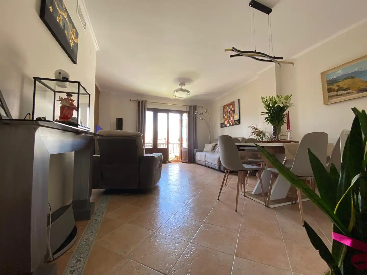 Sala de estar de Dúplex en venta en Ayamonte con Aire acondicionado, Terraza y Trastero