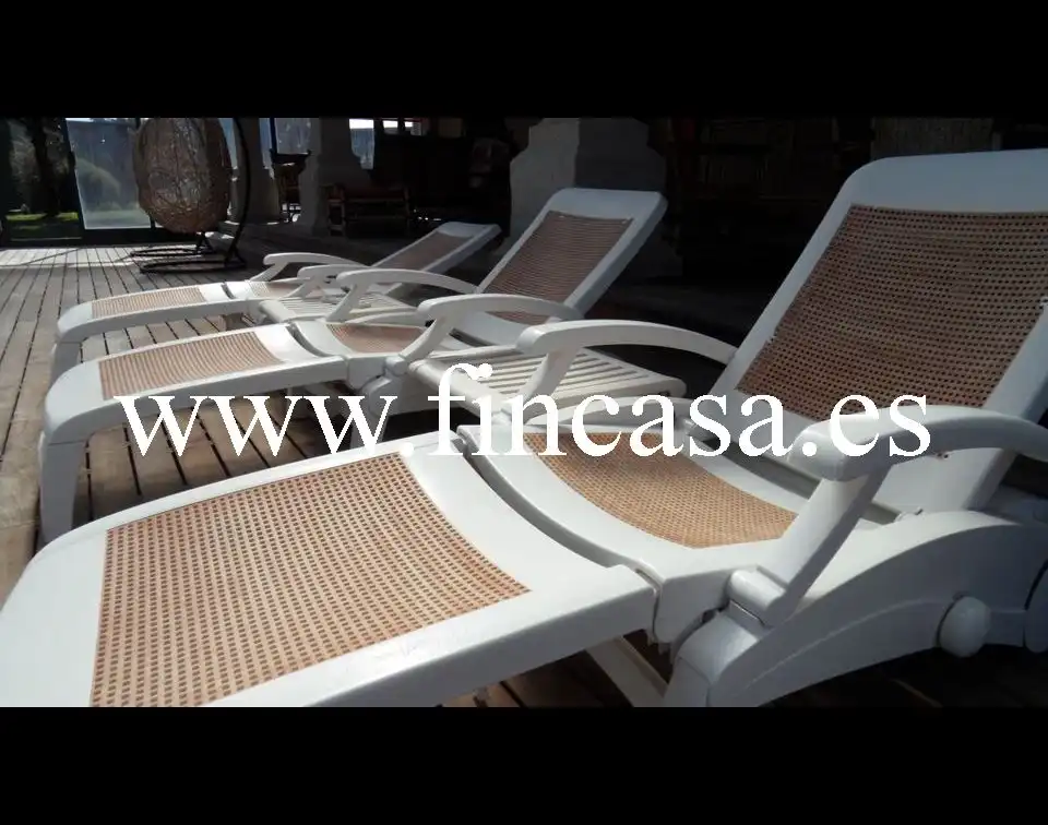 Terraza de Casa o chalet en venta en Mos con Calefacción, Jardín privado y Parquet