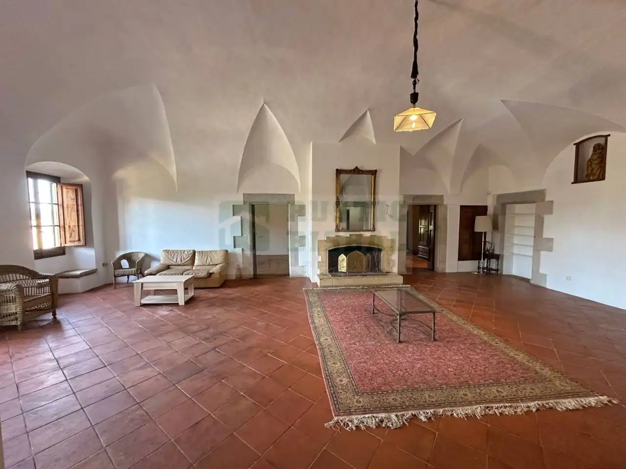 Sala de estar de Finca rústica en venta en Sant Joan de Mollet con Calefacción, Jardín privado y Terraza