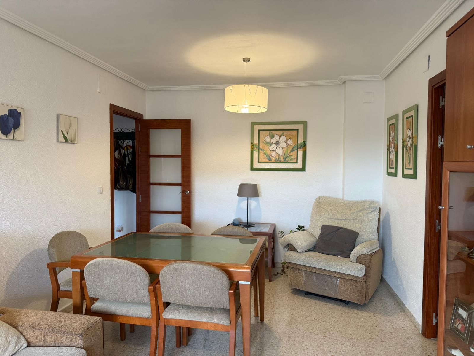 Dining room of Flat for sale in  Huelva Capital  with Air Conditioner and Storage room