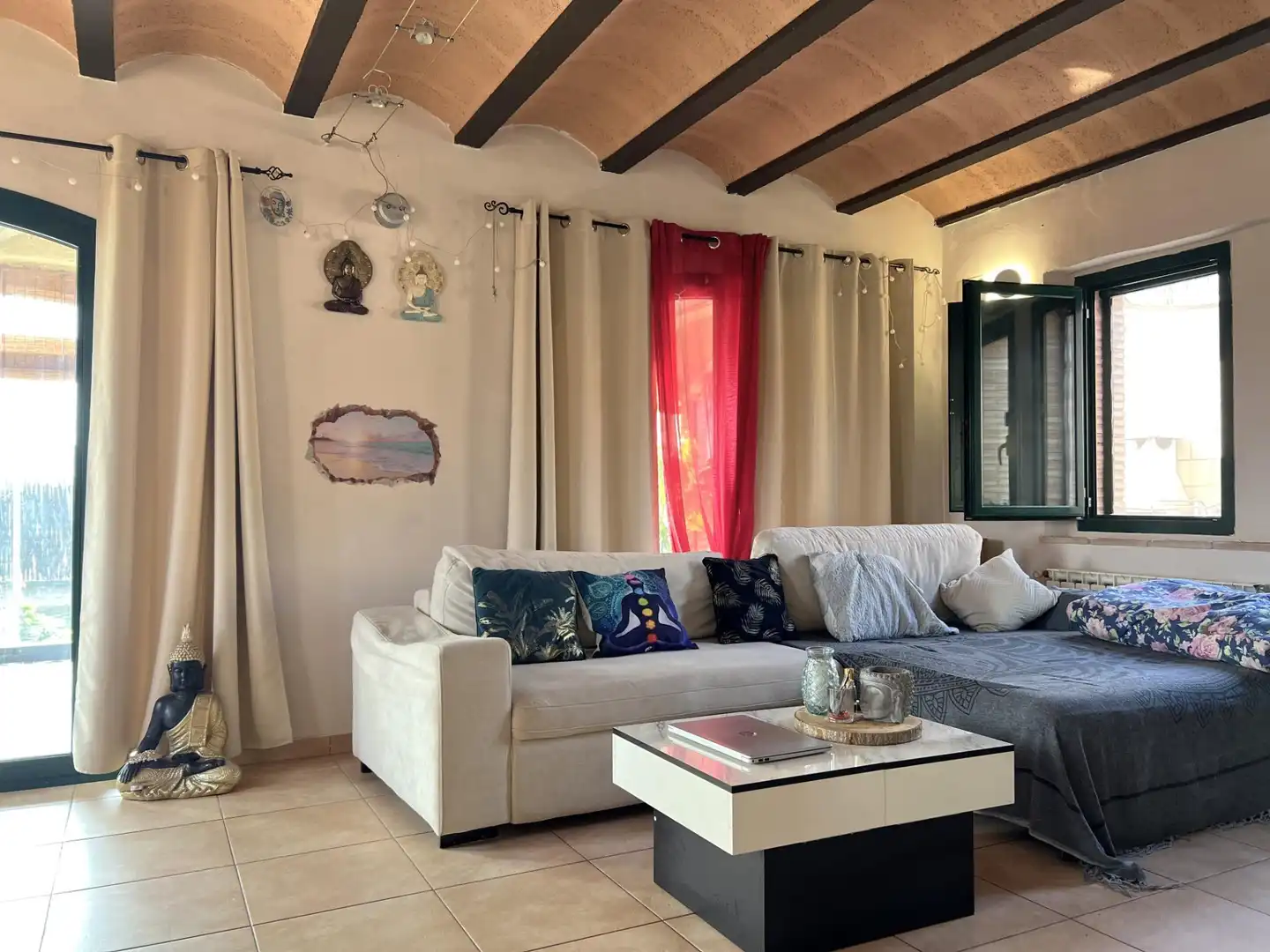 Living room of Houses for sale in L'Armentera  with Heating, Private garden and Terrace
