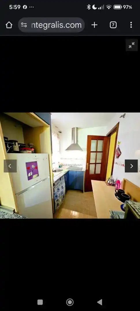 Cocina de Piso en venta en Rubite con Trastero, Amueblado y Balcón