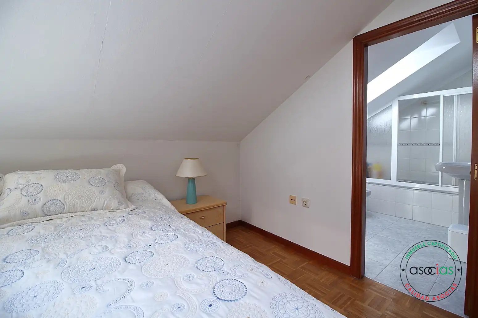 Bedroom of Flat for sale in Gijón   with Heating, Parquet flooring and Storage room