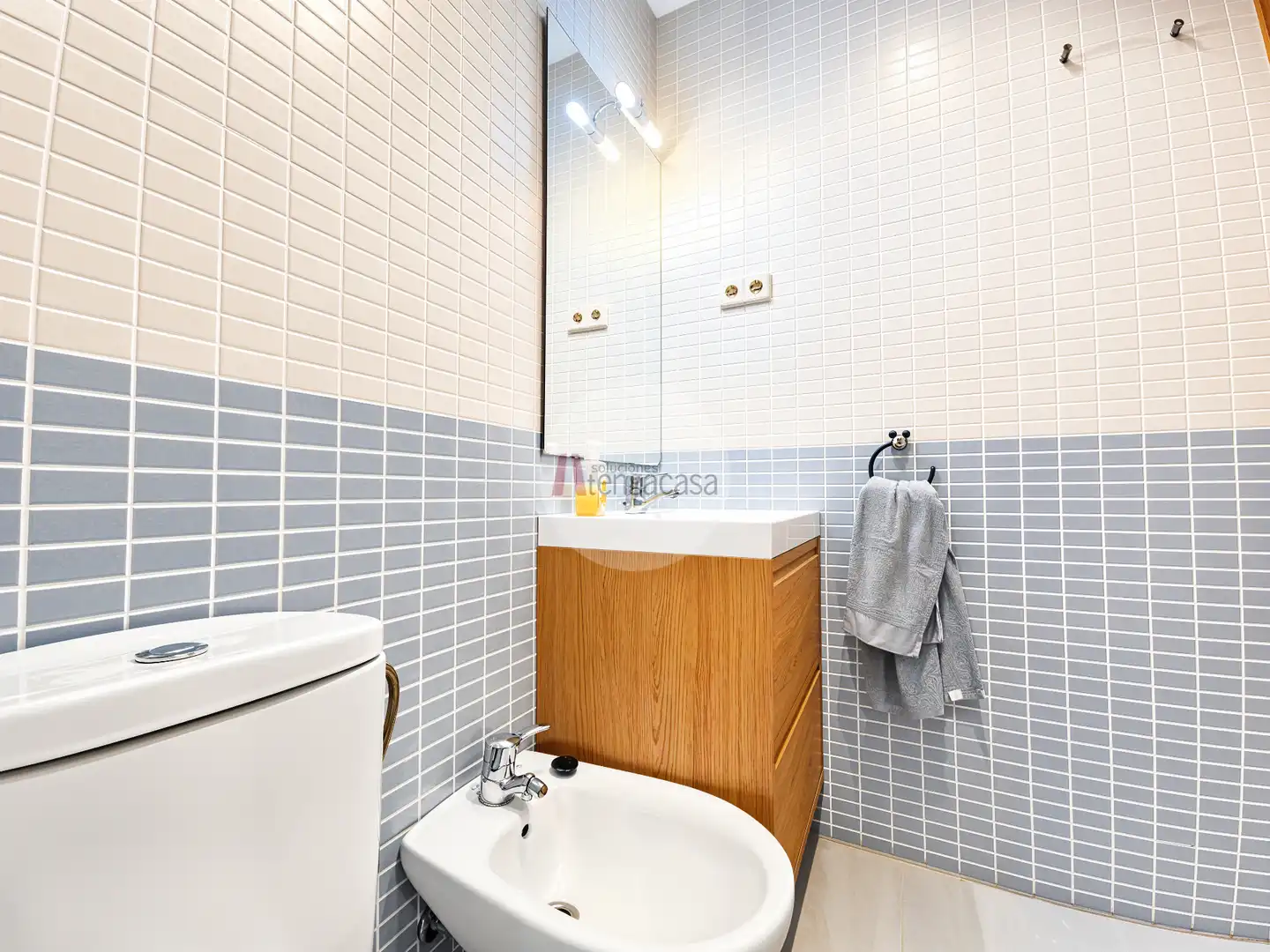 Baño de Piso de alquiler en Madrid con Aire acondicionado, Calefacción y Parquet