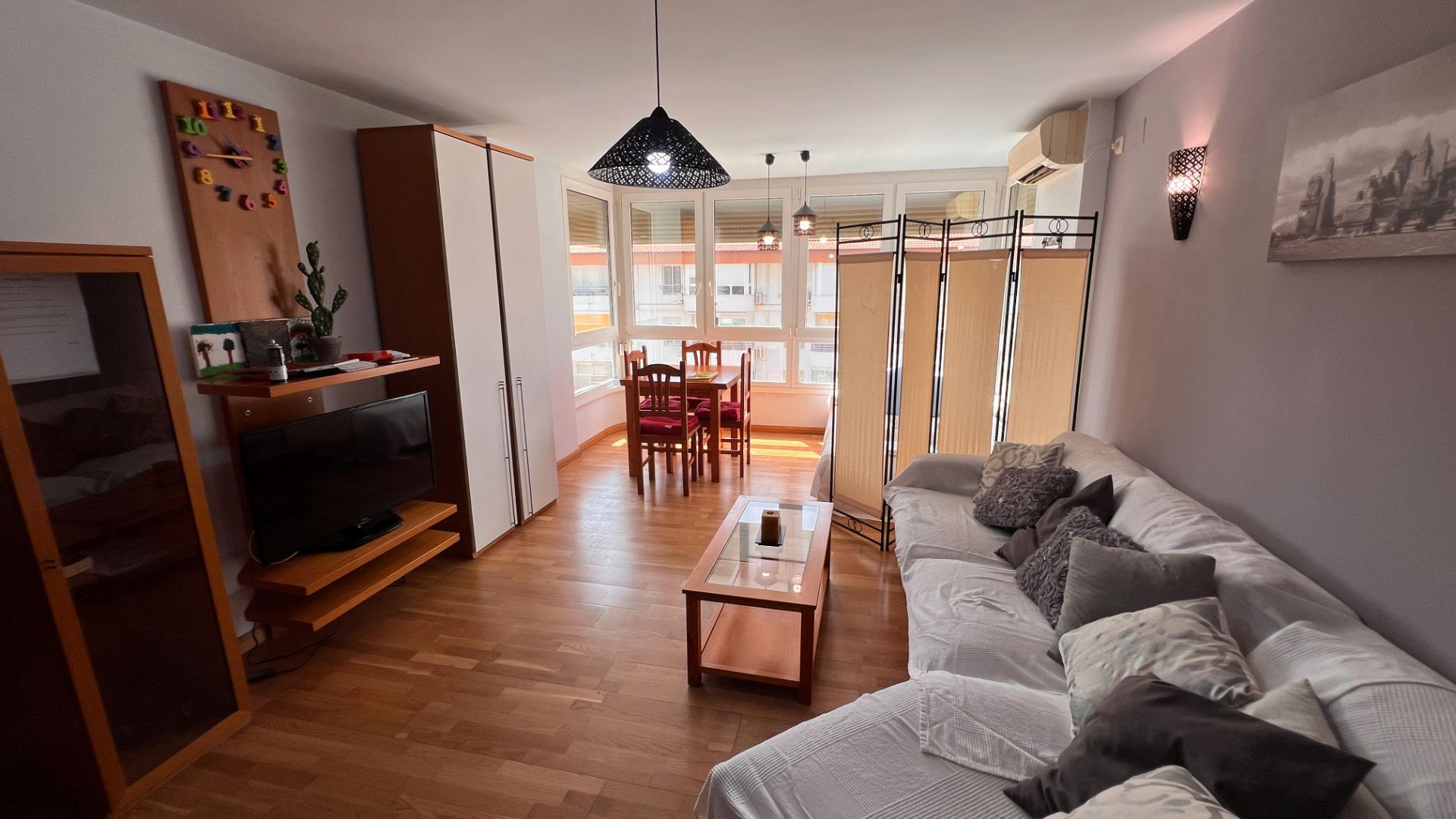 Living room of Apartment for sale in Torrox  with Air Conditioner, Parquet flooring and Storage room