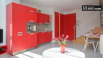 Kitchen of Flat to rent in  Madrid Capital  with Air Conditioner and Balcony