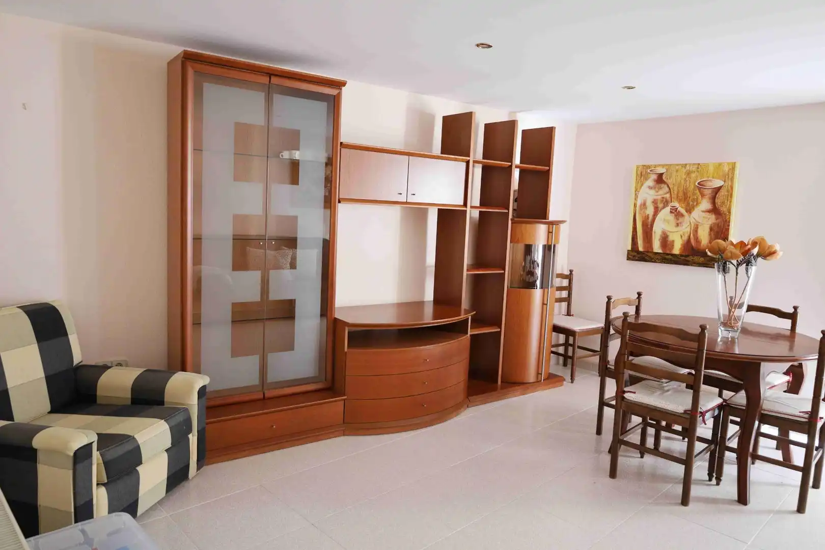 Sala de estar de Casa o chalet en venta en Torrecilla de Alcañiz con Aire acondicionado, Terraza y Trastero
