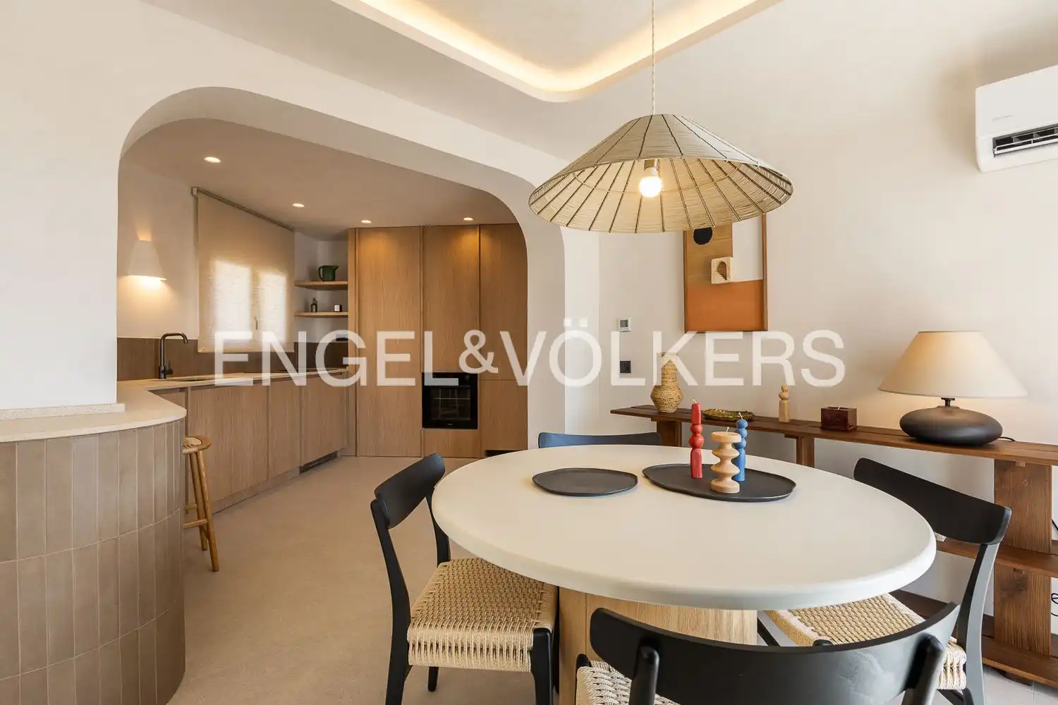 Comedor de Piso de alquiler en Jávea / Xàbia con Aire acondicionado, Calefacción y Amueblado