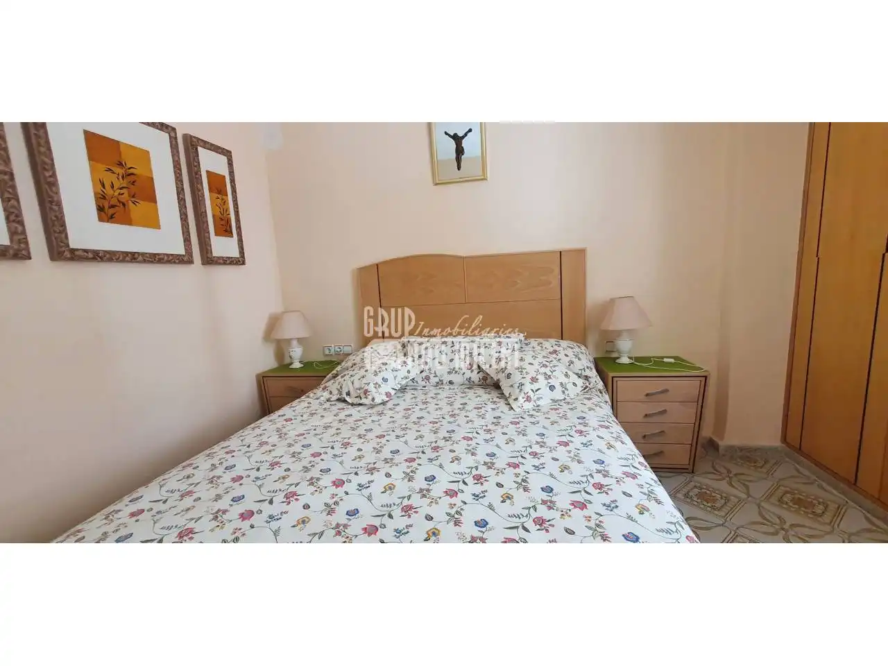 Bedroom of Apartments for rent in Valencia  with Air Conditioner, Heating and Terrace
