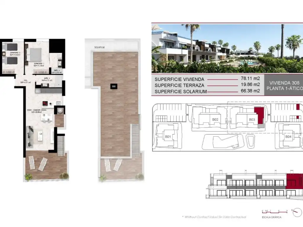 Bungalow con piscina en venta en Ciudad Quesada, imagen 10