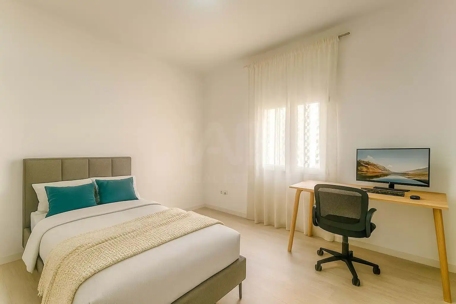 Bedroom of Flat for sale in El Campello  with Air Conditioner and Heating