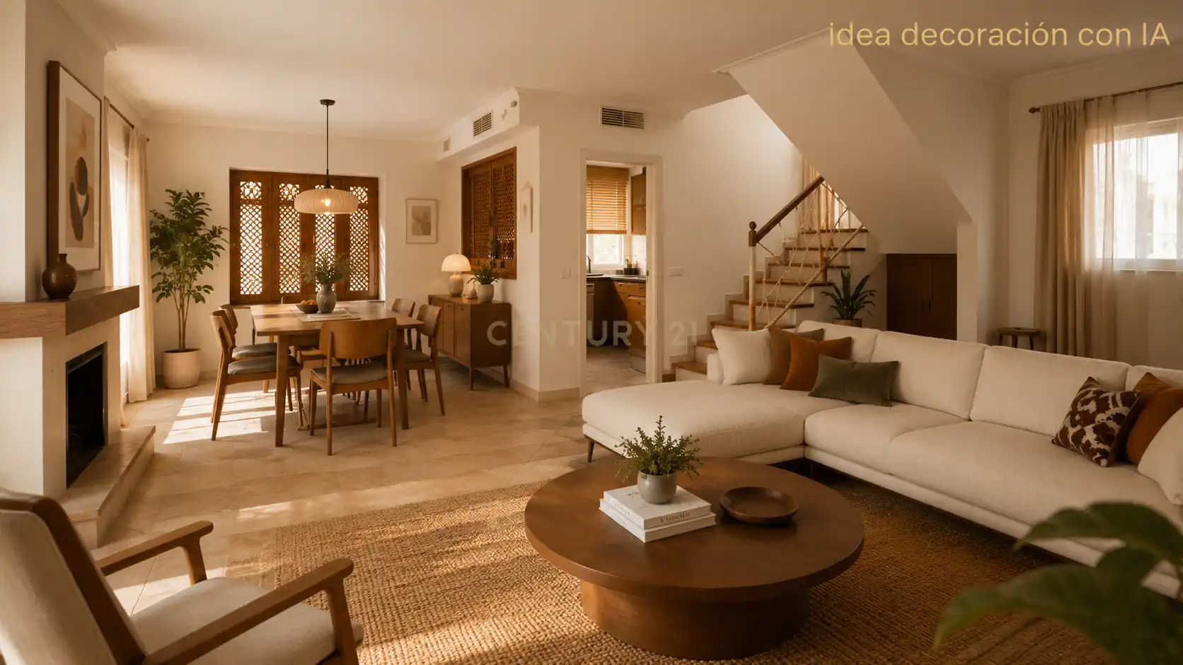 Sala d'estar de Casa adosada en venda en Marbella amb Piscina