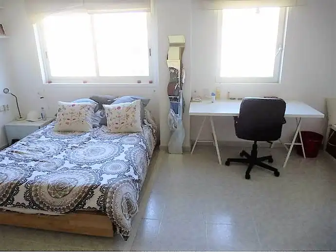 Schlafzimmer von Dachboden zur Miete in Sant Cugat del Vallès mit Klimaanlage, Heizung und Terrasse