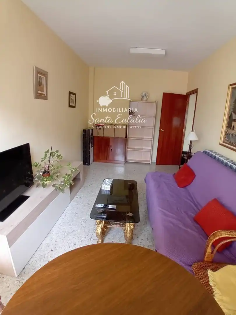 Wohnzimmer von Wohnung zur Miete in Mérida mit Klimaanlage, Heizung und Möbliert