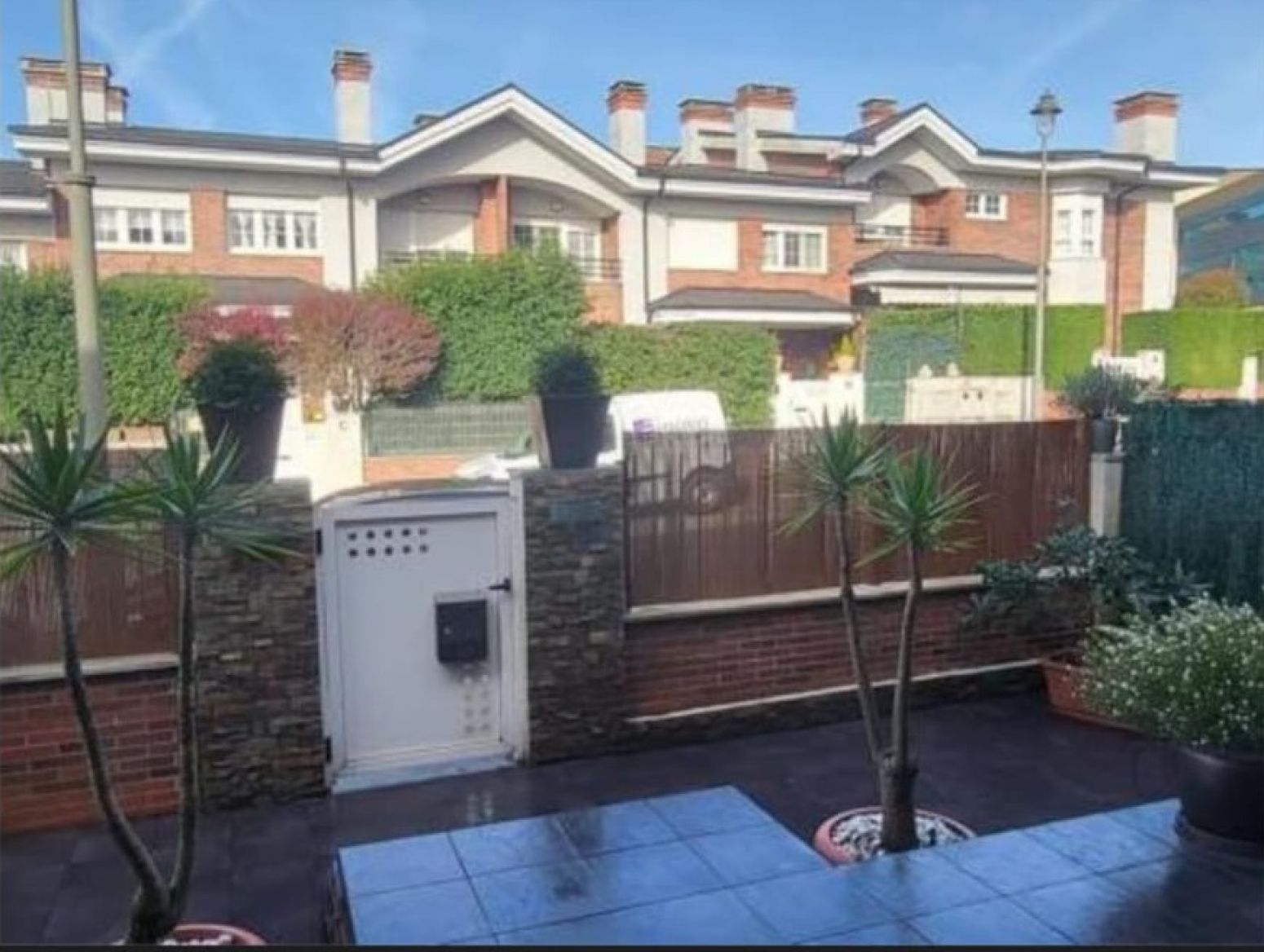 Exterior view of Single-family semi-detached for sale in Corvera de Asturias  with Heating, Terrace and Storage room