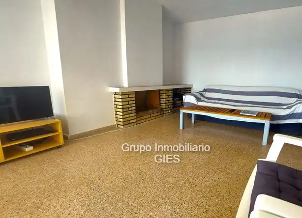Sala d'estar de Apartament en venda en Cullera amb Calefacció, Terrassa i Moblat