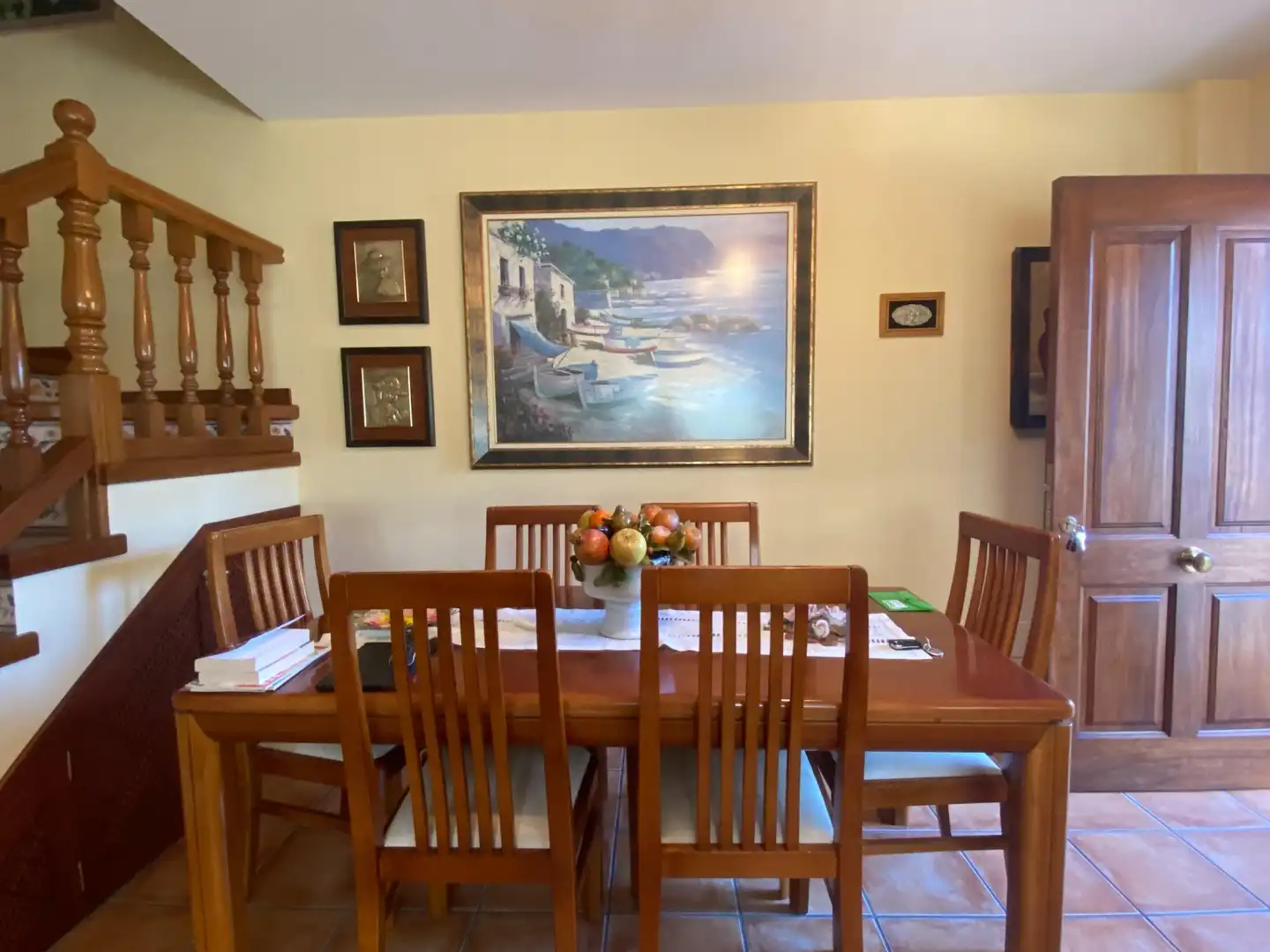 Comedor de Casa adosada de alquiler en Ribadesella con Calefacción y Terraza