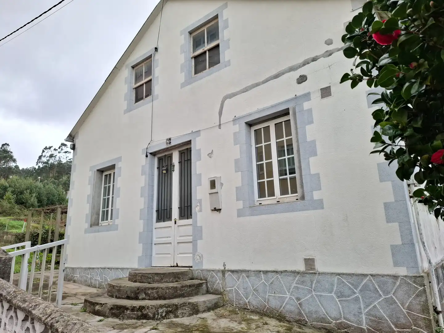 Vista exterior de Casa o chalet en venta en Burela con Jardín privado