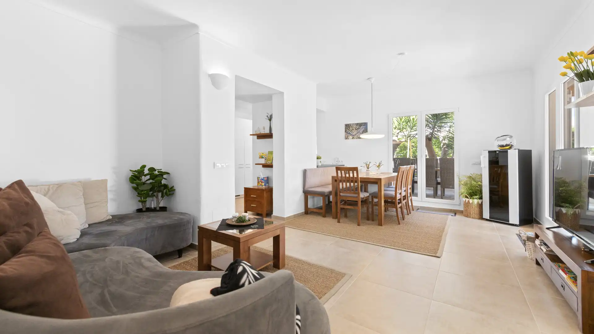 Sala de estar de Casa o chalet en venta en Felanitx con Aire acondicionado, Calefacción y Terraza
