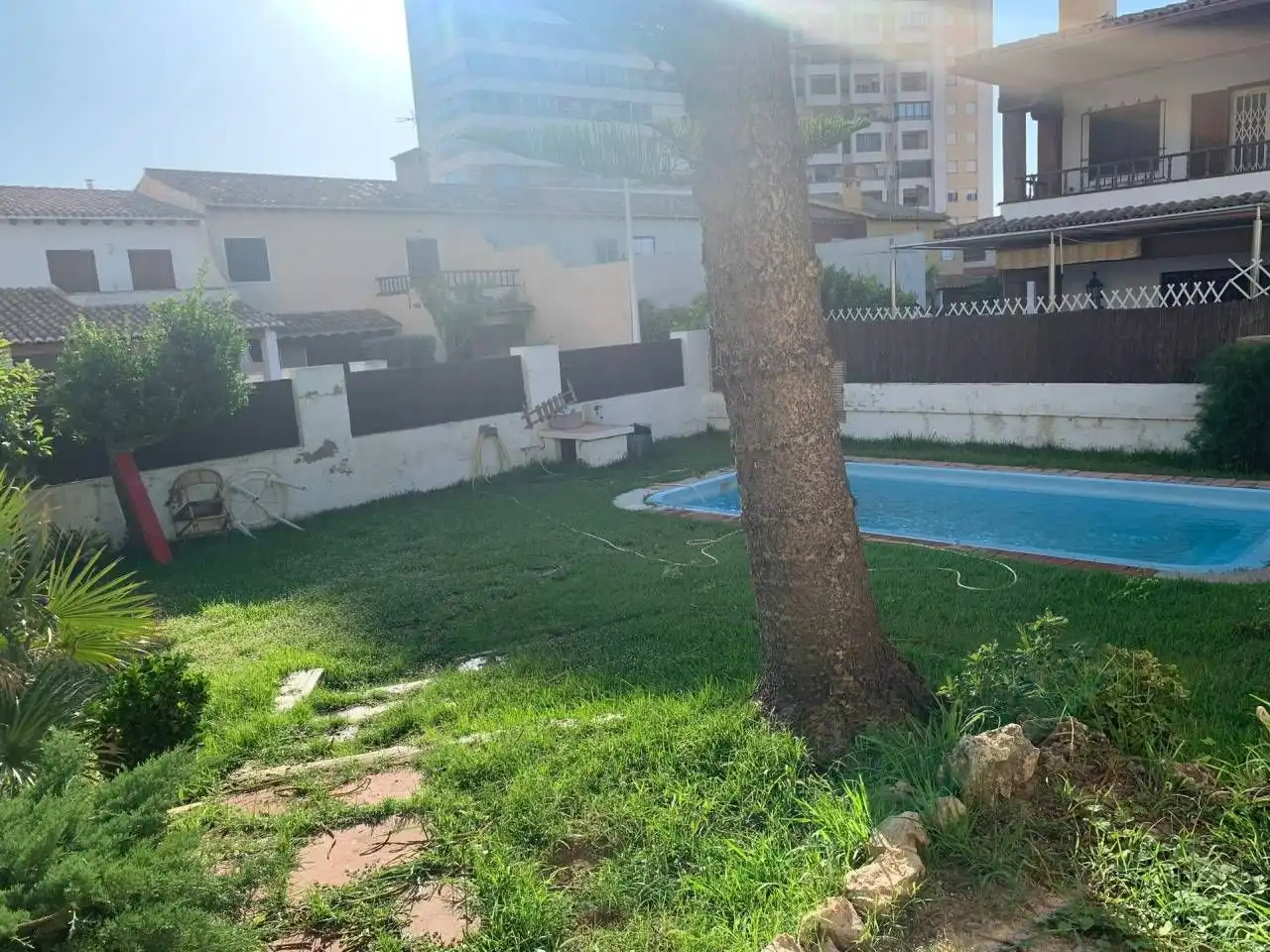 Piscina de Casa o xalet en venda en Sueca amb Calefacció, Jardí privat i Terrassa