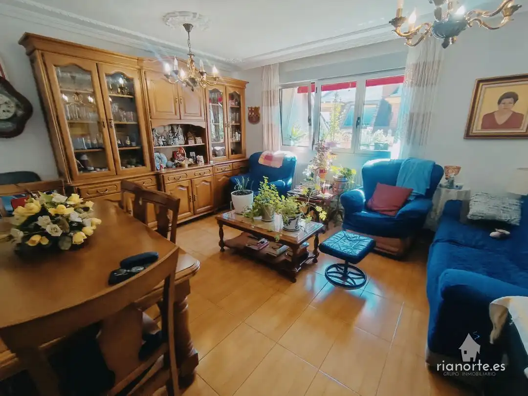 Living room of Flat for sale in Laviana  with Heating, Terrace and Storage room