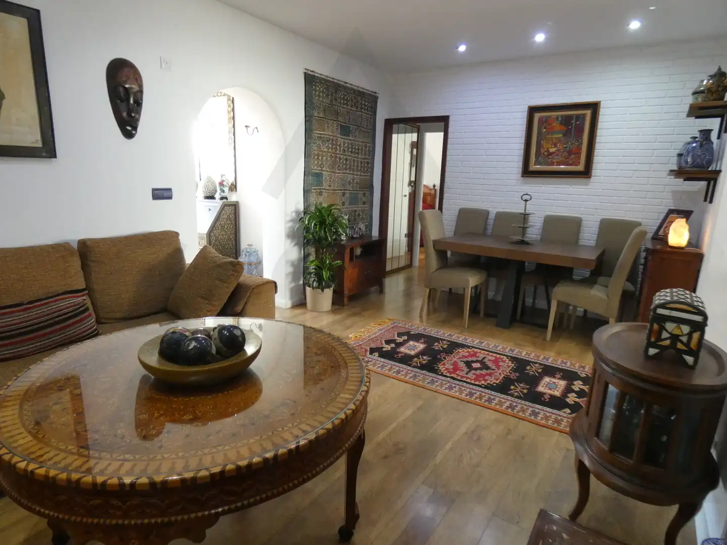Sala de estar de Casa adosada en venta en Cartagena con Aire acondicionado, Calefacción y Jardín privado