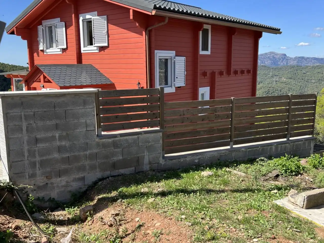 Vista exterior de Casa o chalet en venta en Caldes de Montbui con Calefacción, Jardín privado y Parquet