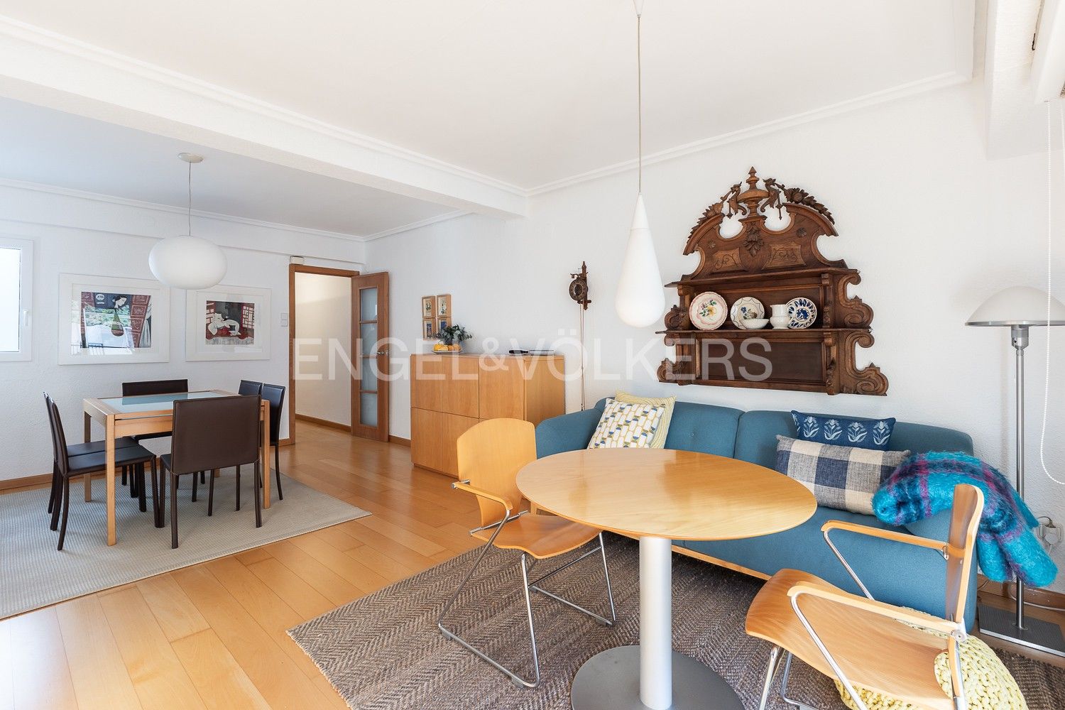 Sala d'estar de Apartament en venda en  Valencia Capital amb Aire condicionat, Calefacció i Parquet