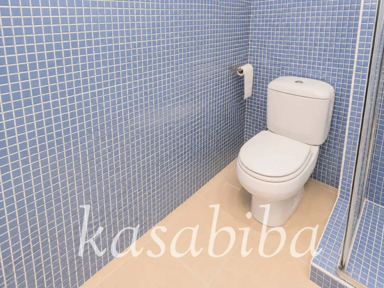 Badezimmer von Dachboden zum Verkauf in Valencia mit Klimaanlage, Heizung und Parkett