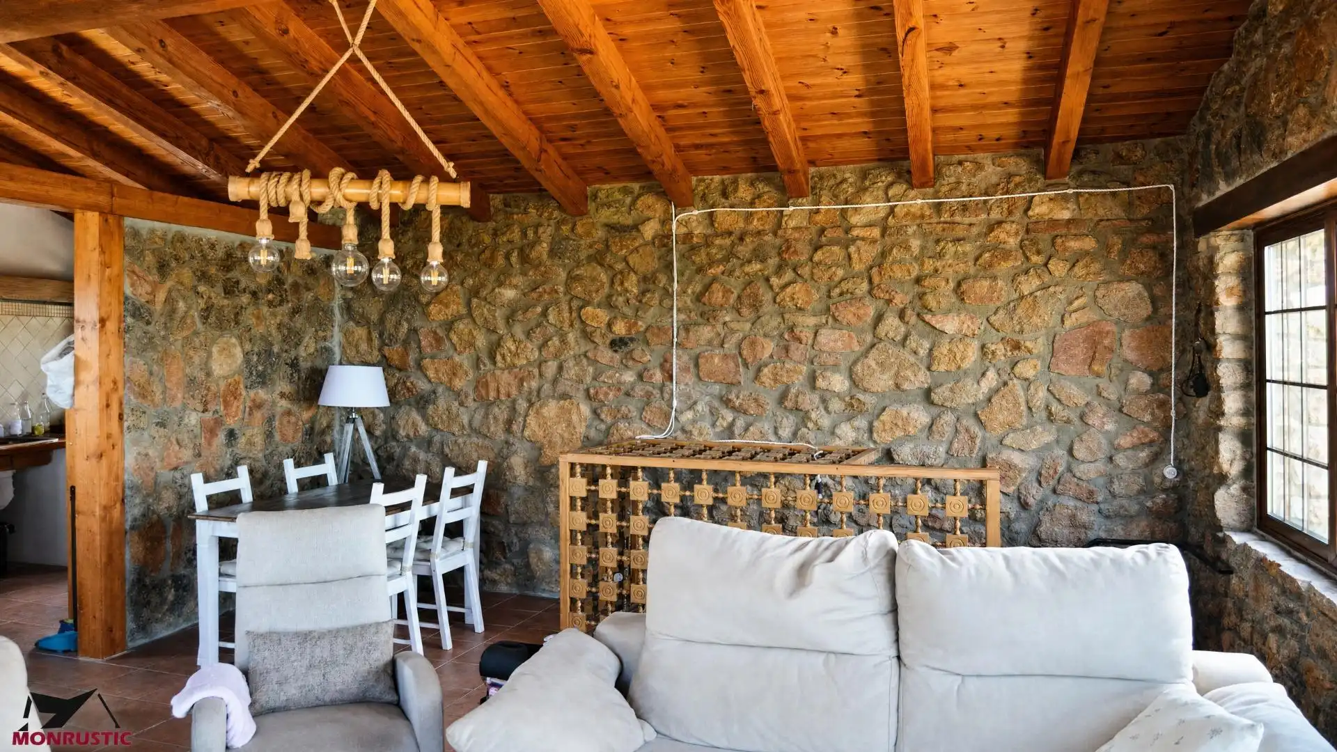 Living room of Houses for sale in Montblanc  with Air Conditioner, Private garden and Terrace