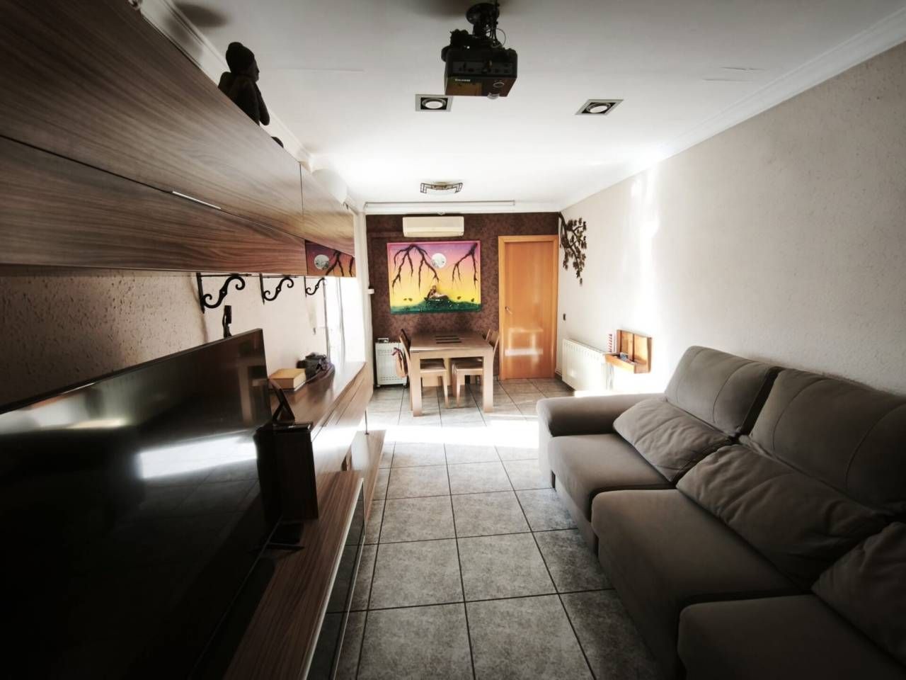 Sala d'estar de Pis en venda en Santa Coloma de Gramenet amb Aire condicionat, Calefacció i Balcó