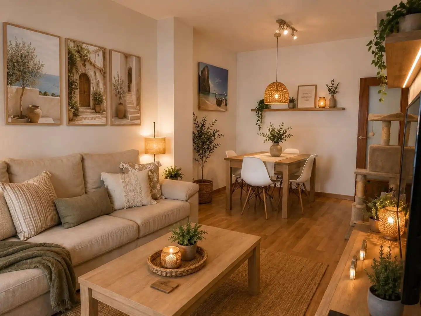 Sala de estar de Piso en venta en Mollet del Vallès con Aire acondicionado, Calefacción y Parquet