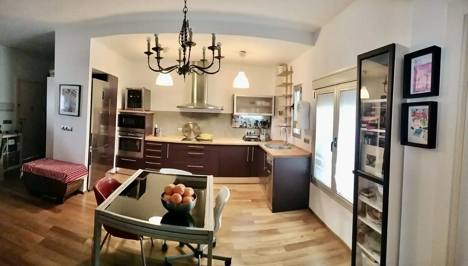 Küche von Wohnung zum Verkauf in Sevilla mit Klimaanlage, Heizung und Terrasse