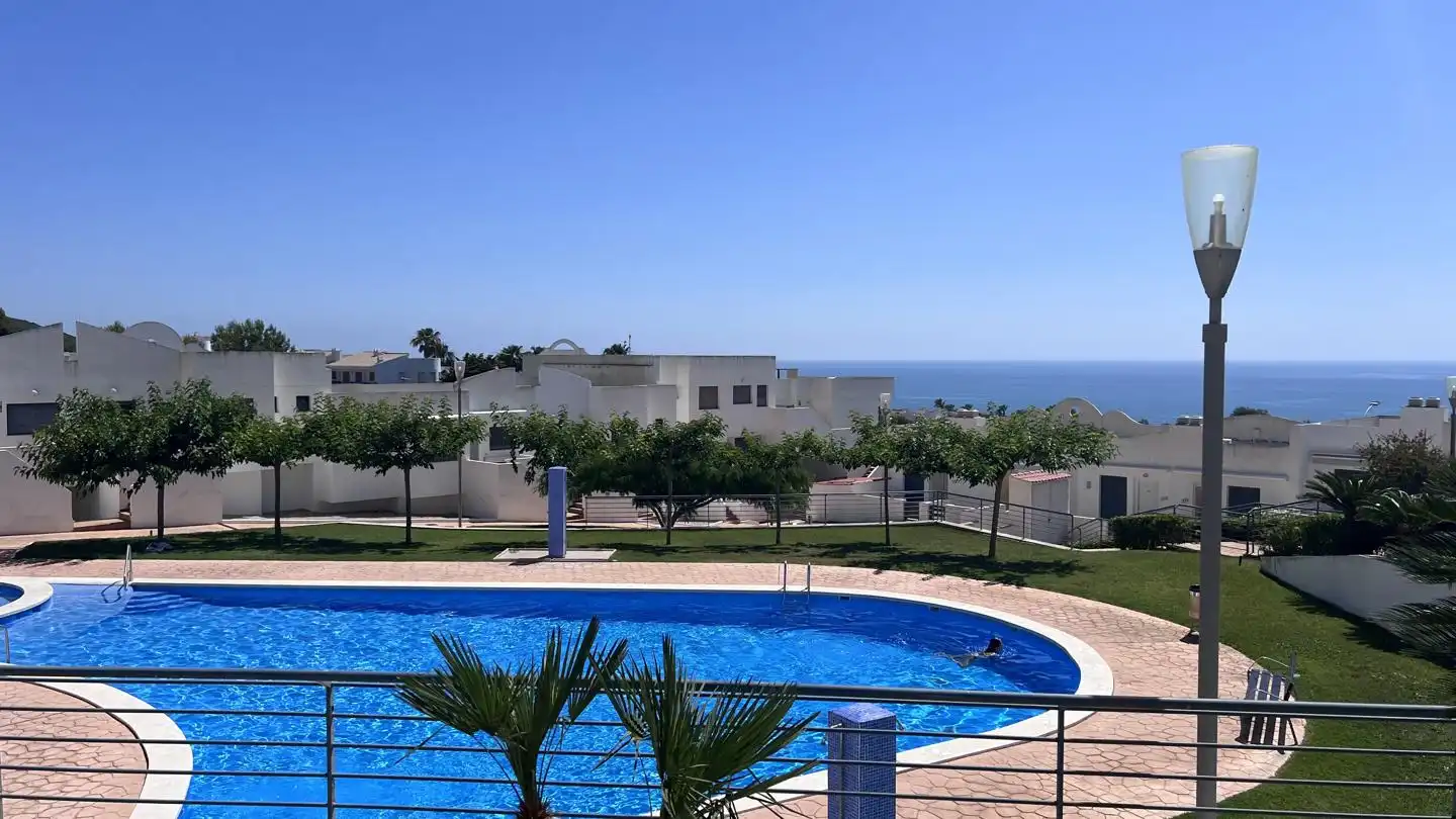 Schwimmbecken von Wohnung zum Verkauf in Peñíscola / Peníscola mit Heizung, Terrasse und Schwimmbad