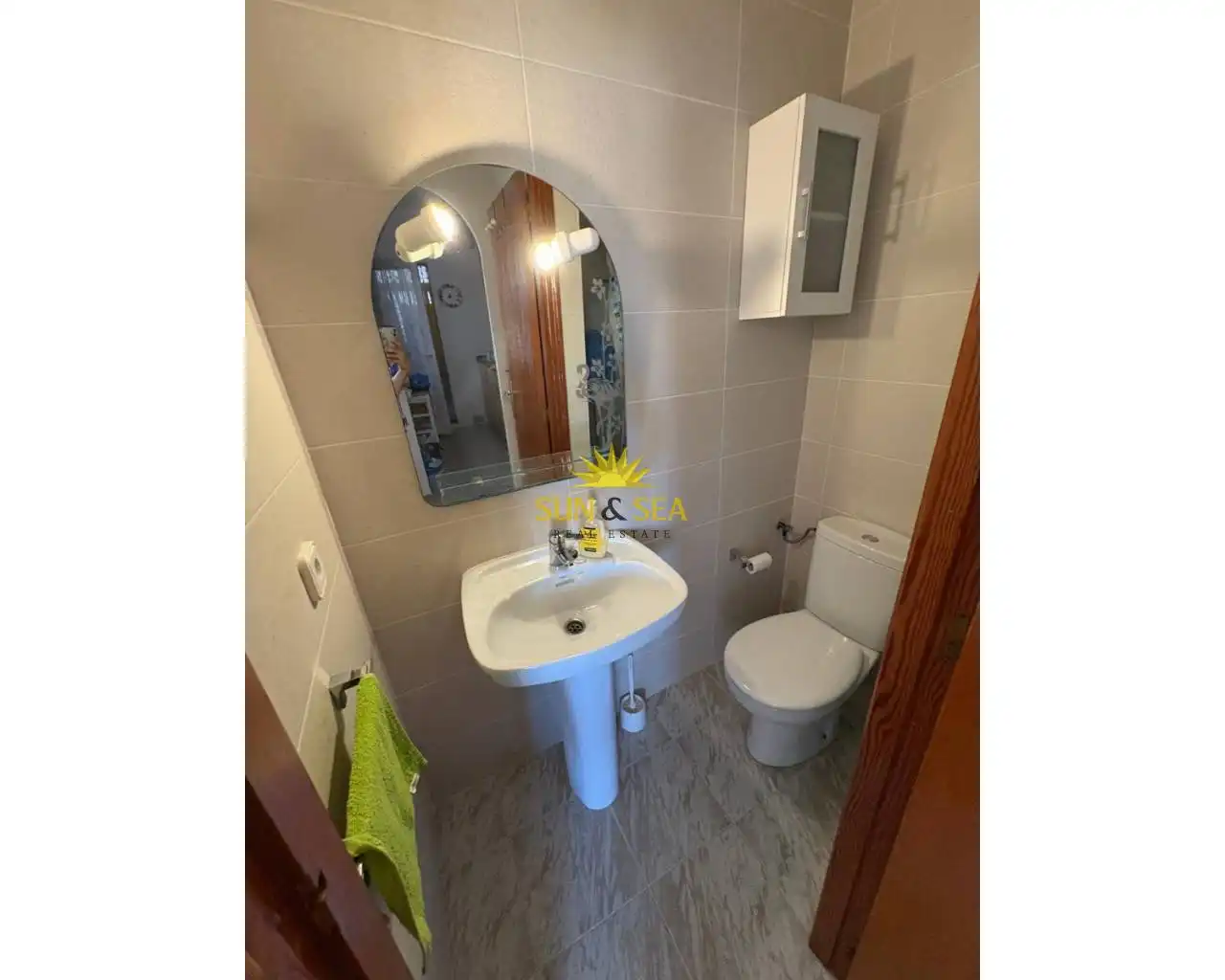 Badezimmer von Maisonette zur Miete in La Manga del Mar Menor mit Heizung, Terrasse und Schwimmbad