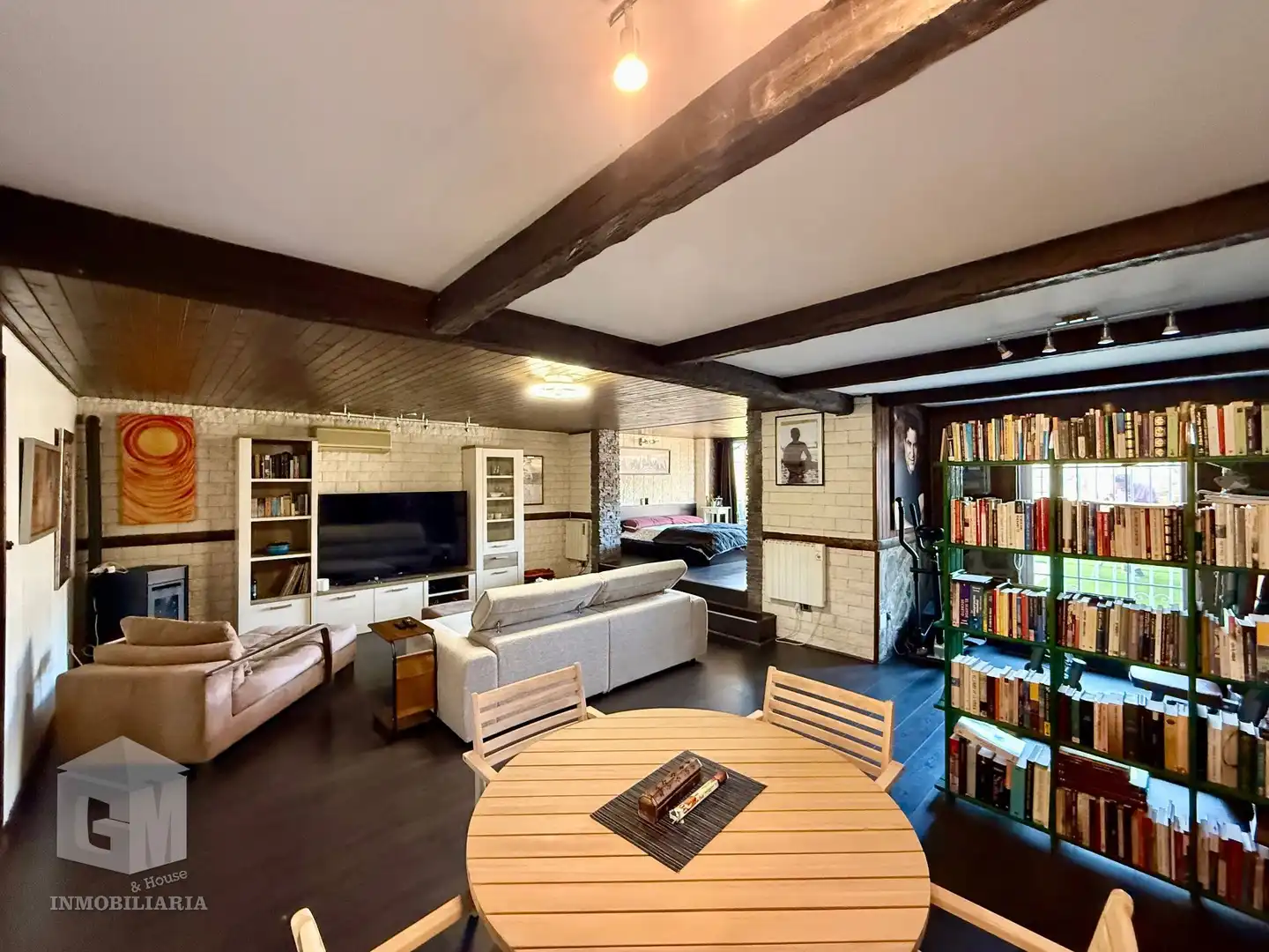 Living room of Detached homes for sale in Arroyomolinos (Madrid)  with Air Conditioner, Heating and Private garden