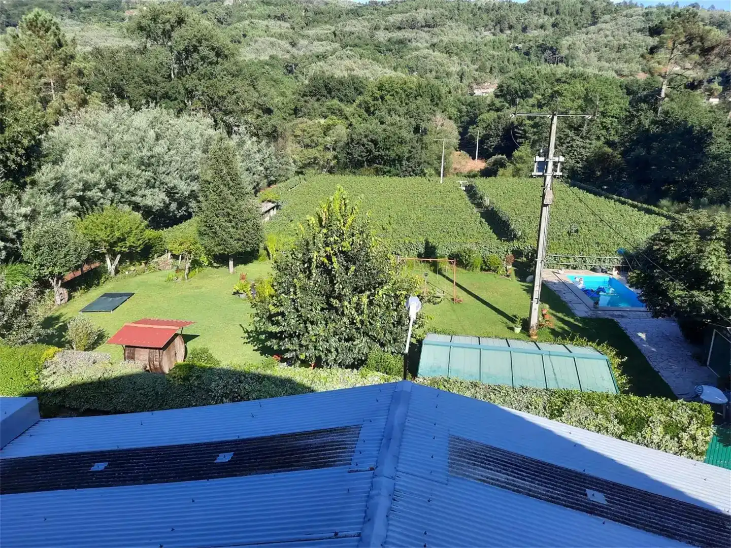 Jardí de Finca rústica en venda en Leiro amb Piscina i Balcó