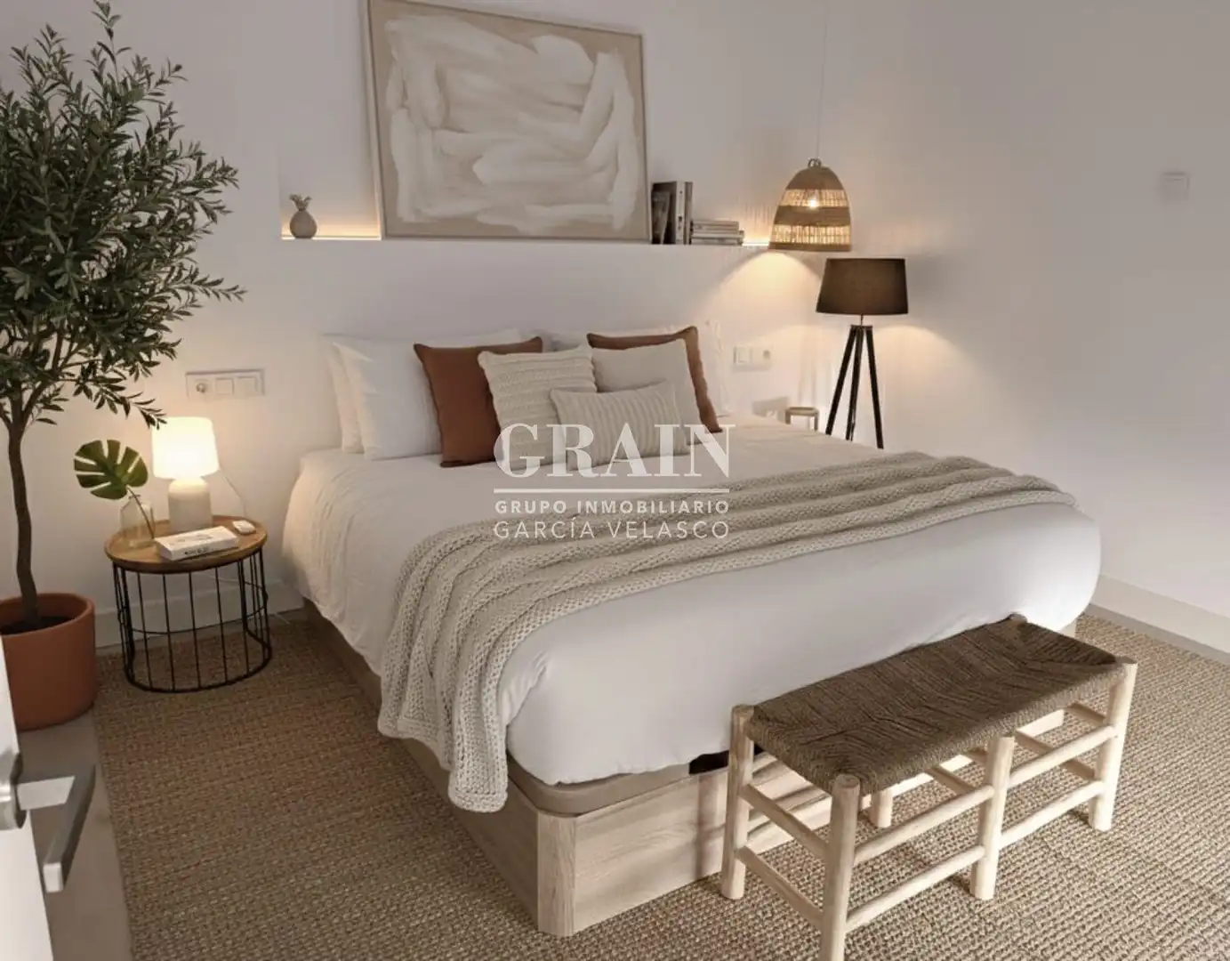 Bedroom of Detached homes for sale in Albacete  with Heating, Terrace and Swimming Pool