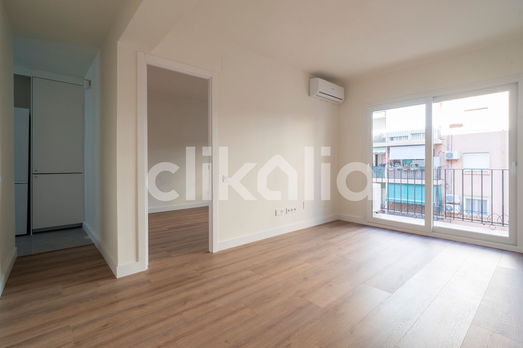 Living room of Flat to rent in  Valencia Capital  with Air Conditioner and Terrace