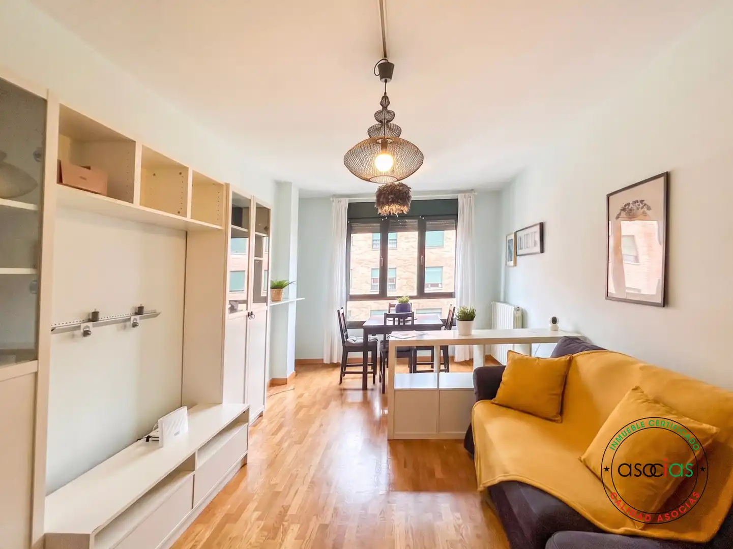 Living room of Flat for sale in Gijón   with Heating, Storage room and Furnished