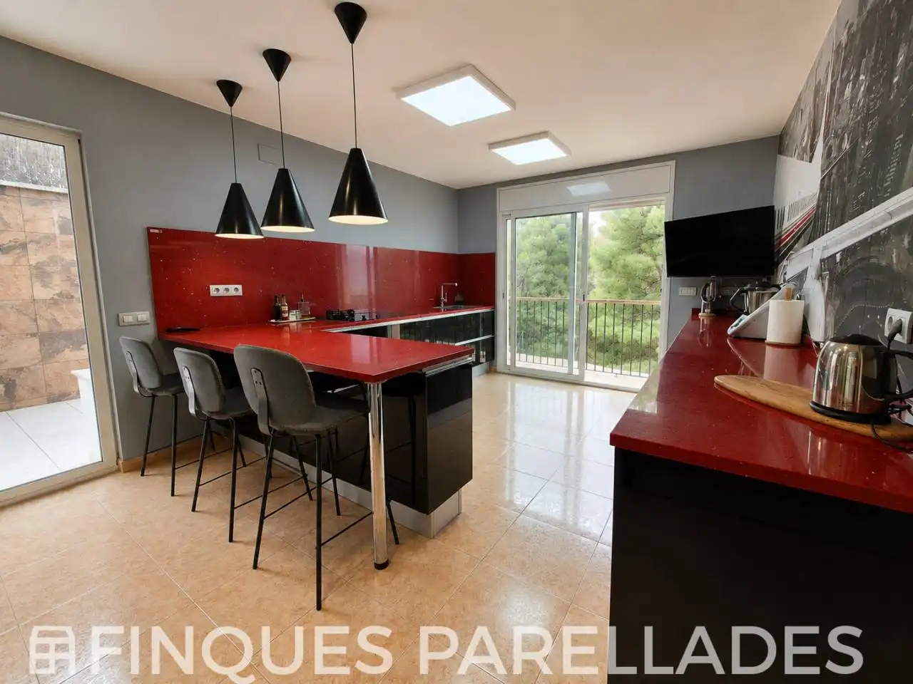 Kitchen of Houses for sale in Canyelles  with Air Conditioner, Heating and Private garden