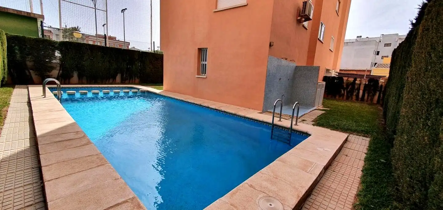 Swimming pool of Apartments for rent in Gandia  with Terrace, Furnished and Community pool