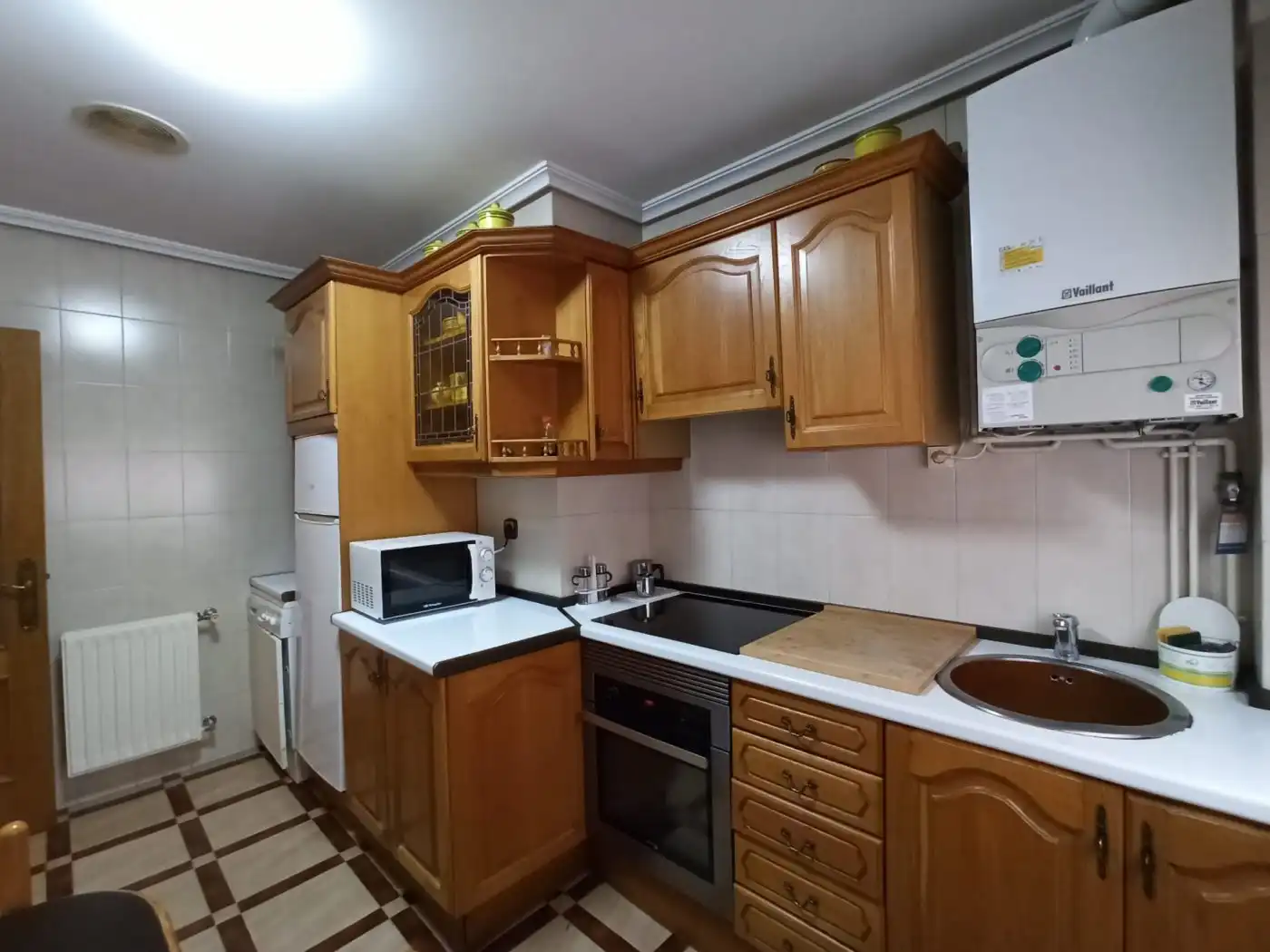 Kitchen of Flat for rent in Ponferrada  with Heating, Storage room and Furnished