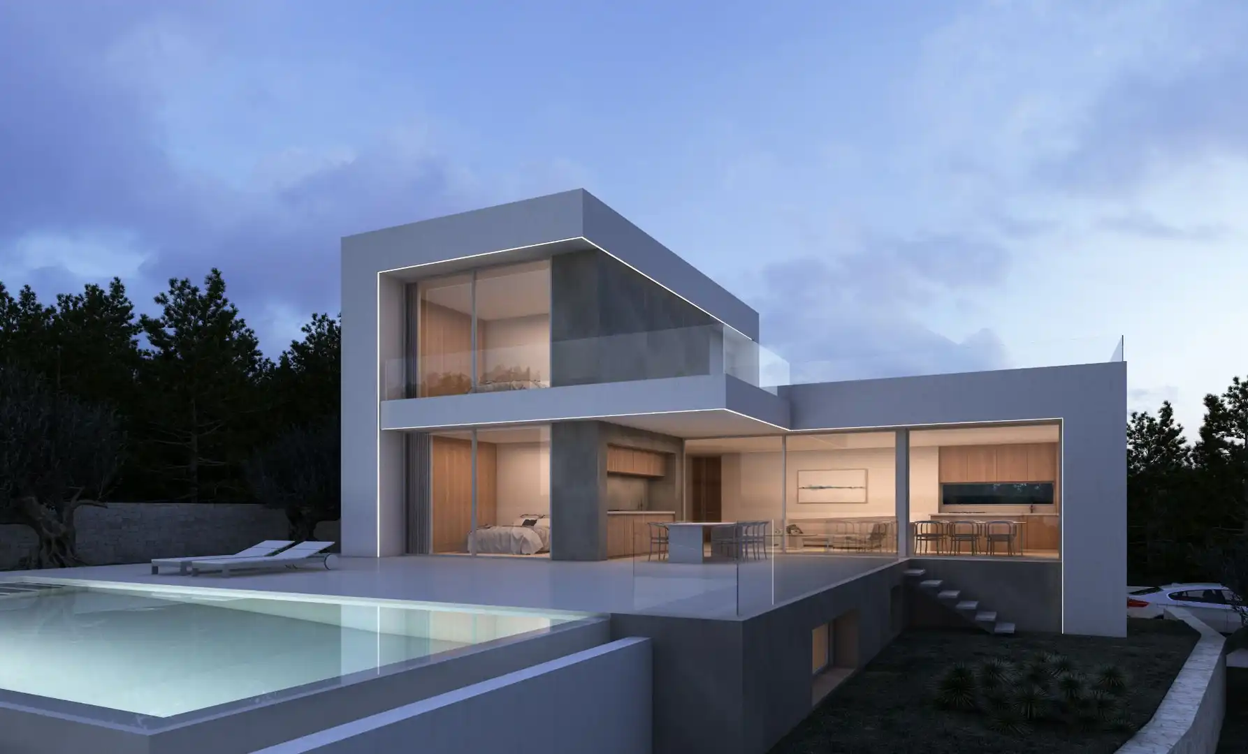 Casa con piscina en venta en La Fustera