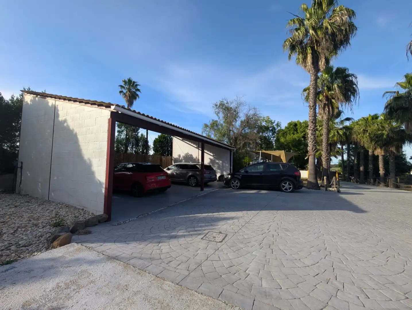 Parking of Houses for sale in Aljaraque  with Air Conditioner and Swimming Pool
