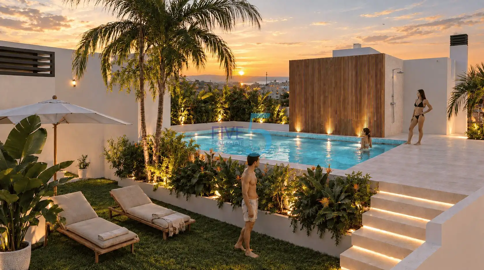 Piscina de Ático en venta en Santa Pola ciudad