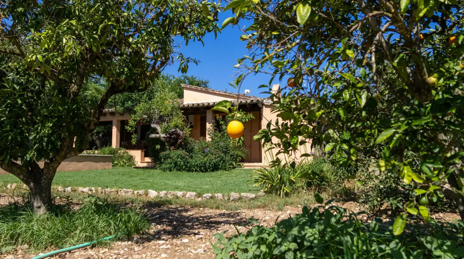 Jardí de Casa o xalet en venda en Pollença amb Aire condicionat, Terrassa i Traster