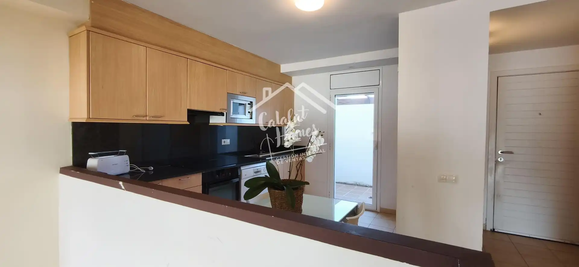 Küche von Wohnung zum Verkauf in L'Ametlla de Mar  mit Klimaanlage, Terrasse und Waschmaschine