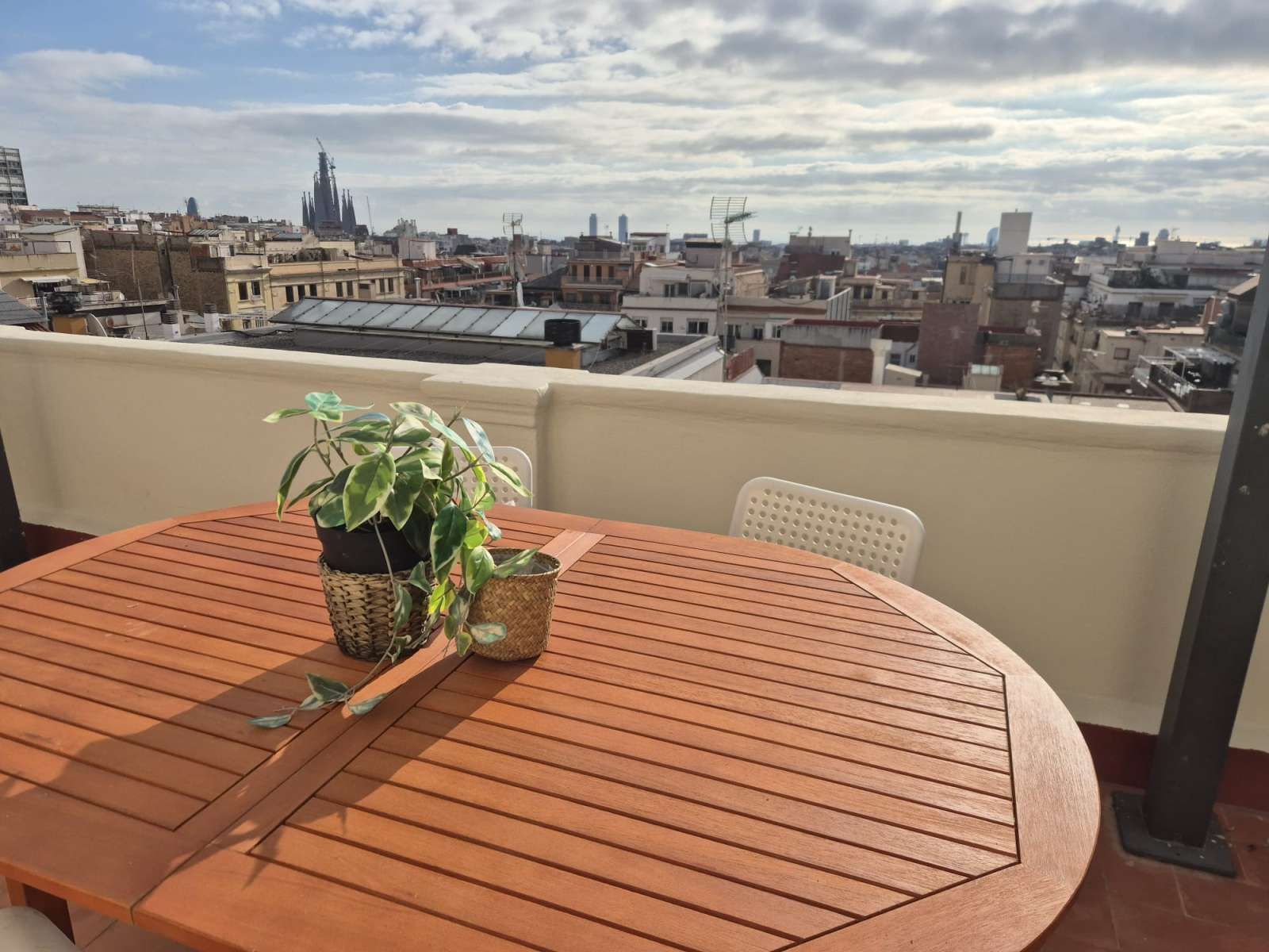 Terrassa de Estudi per a compartir en  Barcelona Capital amb Aire condicionat, Calefacció i Terrassa